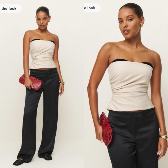 Reformation Tops - Tan Reformation top